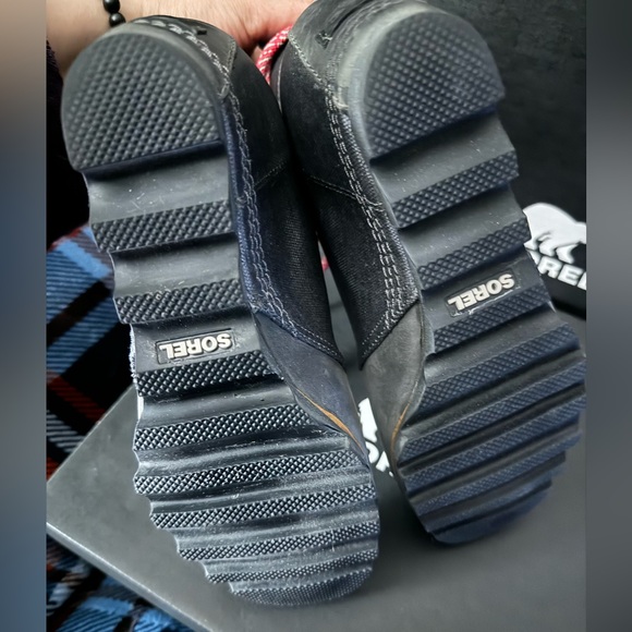 Sorel Brand PDX Lace Up Wedge Moto Ankle Boots Lexie Wedge Grey Quarry, 9.5 - Picture 10 of 13